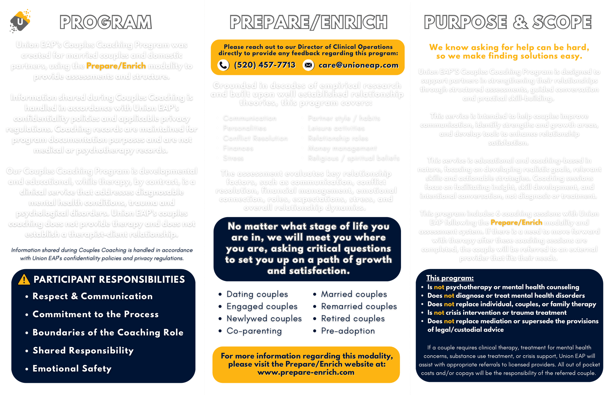 About Union EAP's Couples Coaching Program