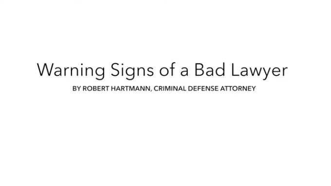 Top Warning Signs of a Bad Lawyer from Robert Hartmann Law Firm