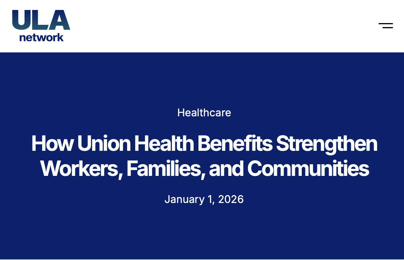 How Union Health Benefits Strengthen Workers, Families, and Communities